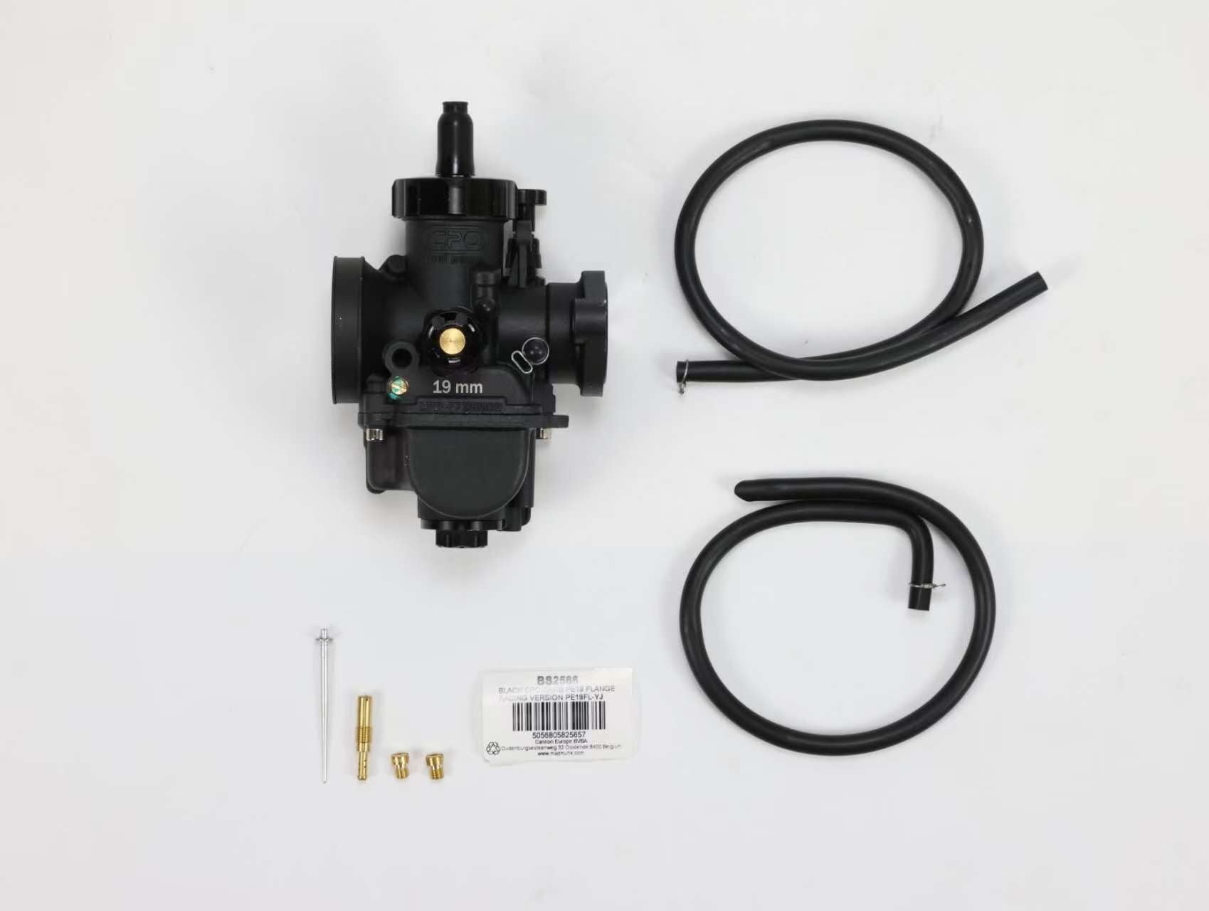 BS2566 - CPO BLACK CARB PE19 FLANGE RACING VERSION PE19FL-YJ