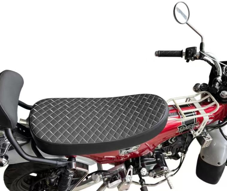 BS4155 - HONDA DAX ST 125 AFTER MARKET CUSTOM SEAT EMBROIDERED GRID IN BLACK