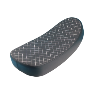 BS4155 - HONDA DAX ST 125 AFTER MARKET CUSTOM SEAT EMBROIDERED GRID IN BLACK