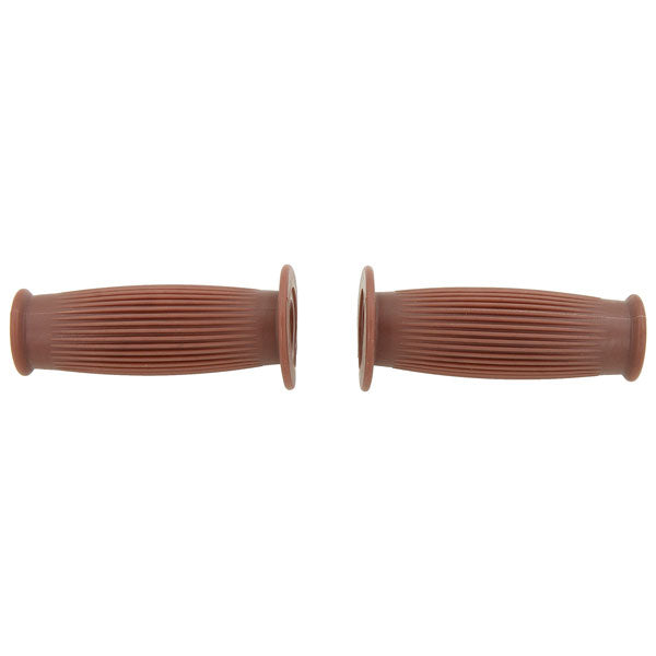 BS0034 - Vintage Style Handle Bar Grips In Brown