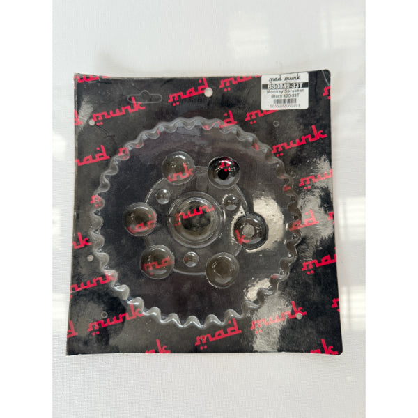 BS3737 -MUNK 3 HOLE BLACK REAR SPROCKET 33TH 420