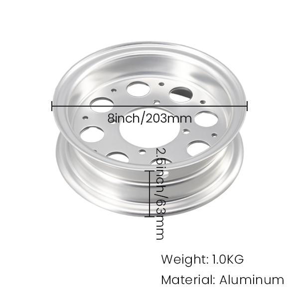 BS0068 - Munk Alloy Wheel 8 x 2.5J