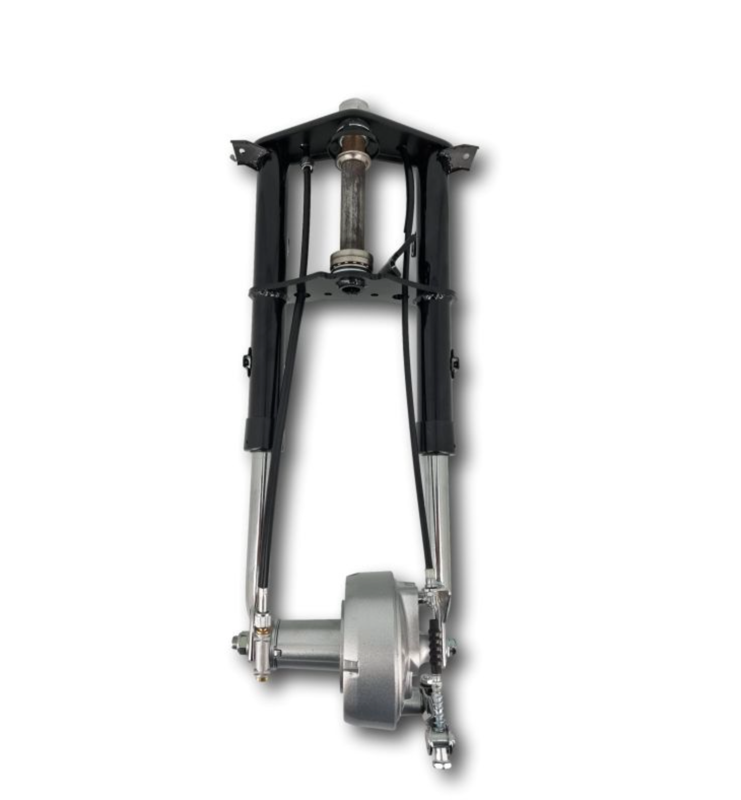 BS0075 - Munk Old Time Drum Front Forks in Black