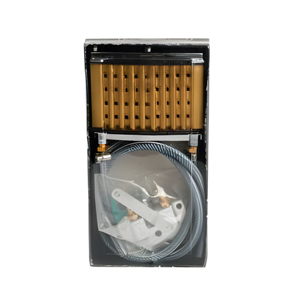 BS0169 - Gold Alloy Oil Cooler with Pipe and Removable Plate