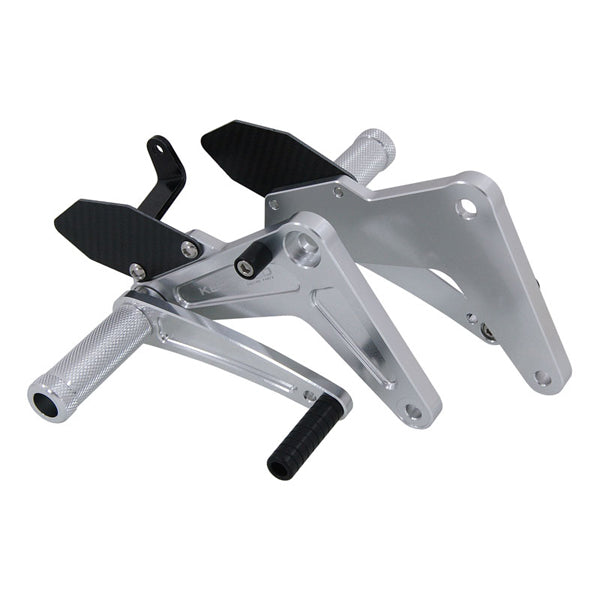 BS0193-ALLOY - Cub Rear Set In Silver