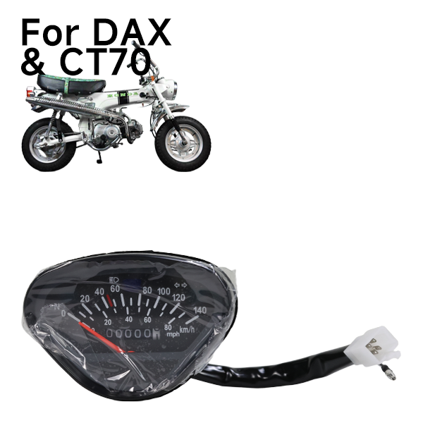 BS0197 - DX Speedometer Black Face - 140km/h