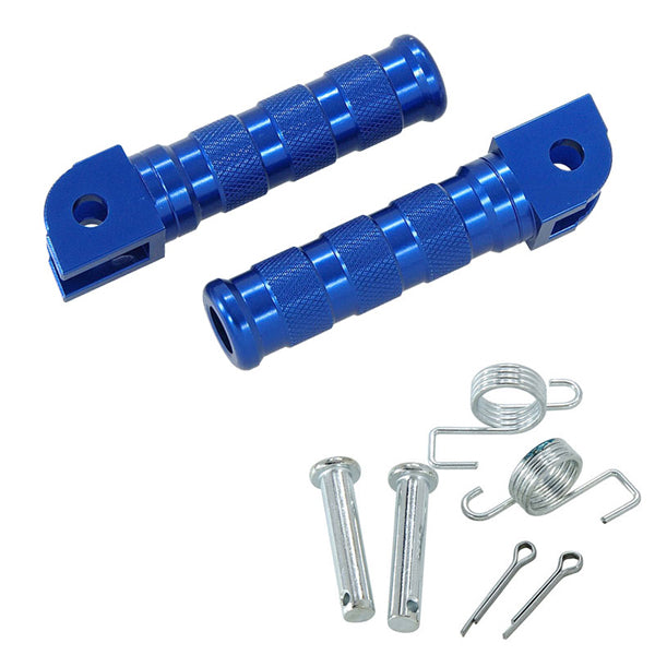 BS3094 - Small Diameter Foot pegs In Blue For DAX & MUNK