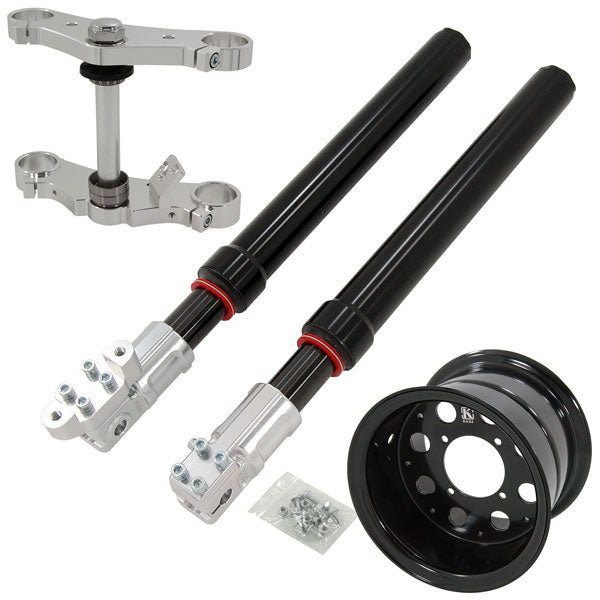 BS0456 MK KP-1 fork kit -black-MUNK 480MM USD WIDE FORK WITH 8 IN WIDE RIM IN BLACK NO TIRE