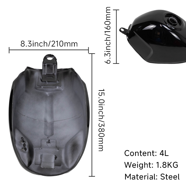 BS0474 - Fuel Tank PBR In Black