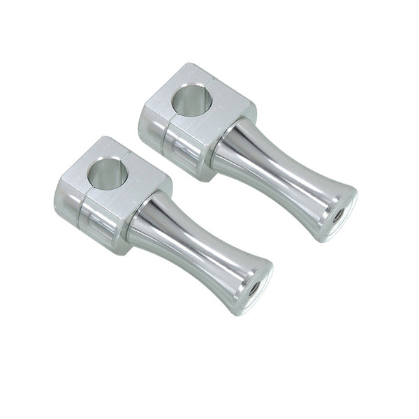 BS3145 - Kepspeed Alloy 100mm Handlebar Riser Clamp in Silver