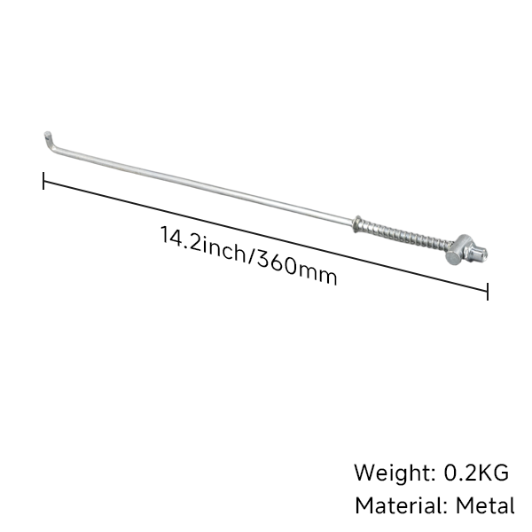 BS0546 - REAR BRAKE ROD 360MM IN LENGTH