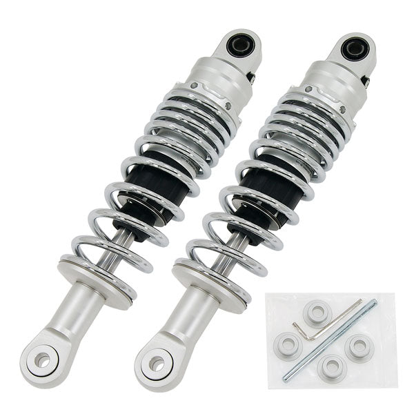 BS0708 - Chrome 285mm Spring Rear Shocks