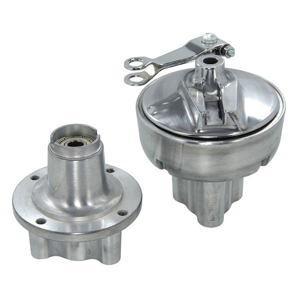 BS0735 - Front & Rear Polished Hubs For MUNK