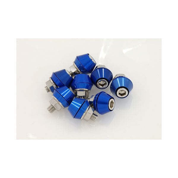 BS3292 - CNC Blue DX Rim Bolt 8pcs