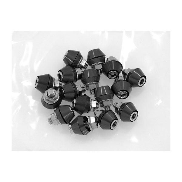 BS3296 - CNC Black Munk Rim Bolt 16pc