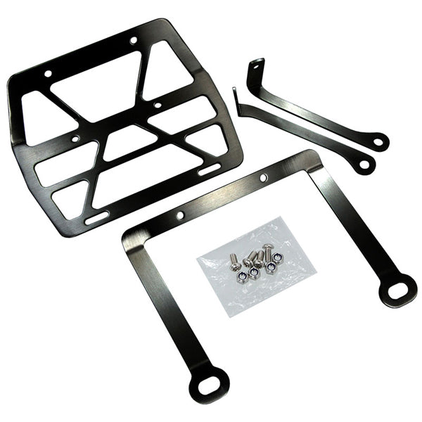 BS3304 - Stainless Steel Monkey Front Rack In Black