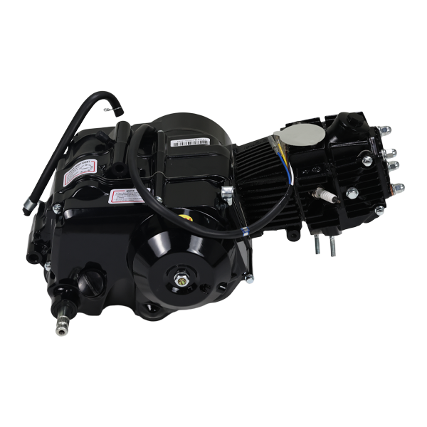 BS1027-BLACK - 50cc Semi Auto Engine 4 Speed Kick Only in Black