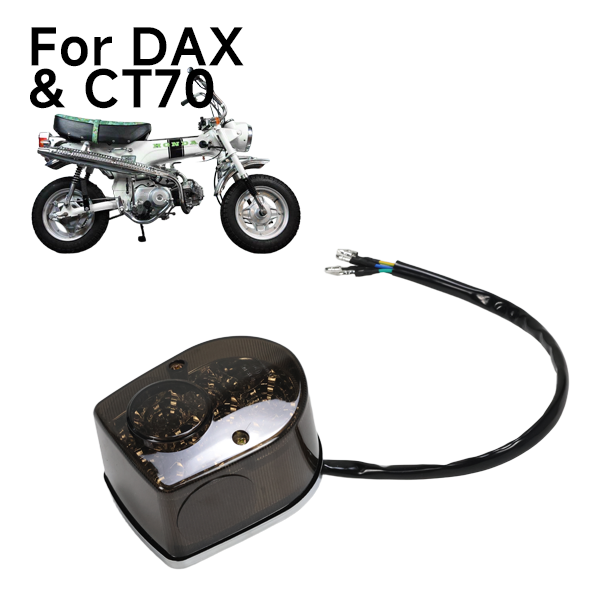 BS1184 - Smoked Rear LED Light With Built In Indicators For Honda Dax 50-70 & Skyteam