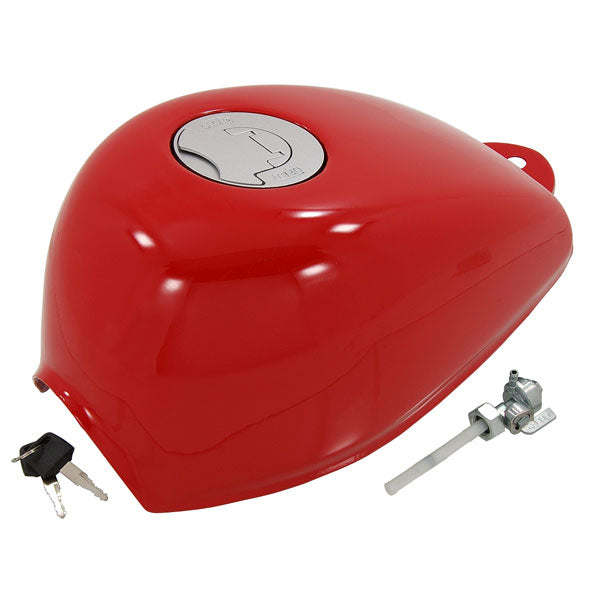 BS1236 - Red Munk Tank With Flat Fuel Cap