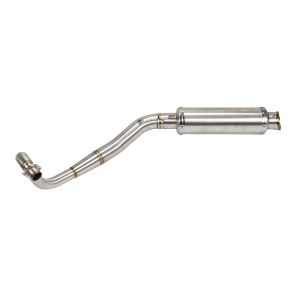BS1247 - BRUSHED STAINLESS STEEL DOWN SWEPT EXHAUST