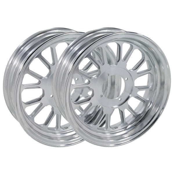 BS1436 MUNK Tubeless Alloy 12 Rims In Silver 2.75J & 3.50J