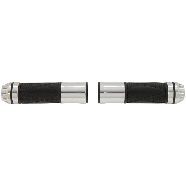 BS3567 - Handle Bar Grips with Silver Ends