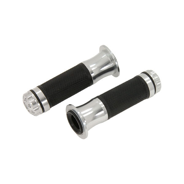 BS3572 - Handle Bar Grips with Silver Ends