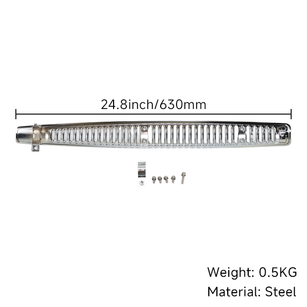 BS1529 - Chrome Plated Grill - Exhaust Protection - Type Dax 6v