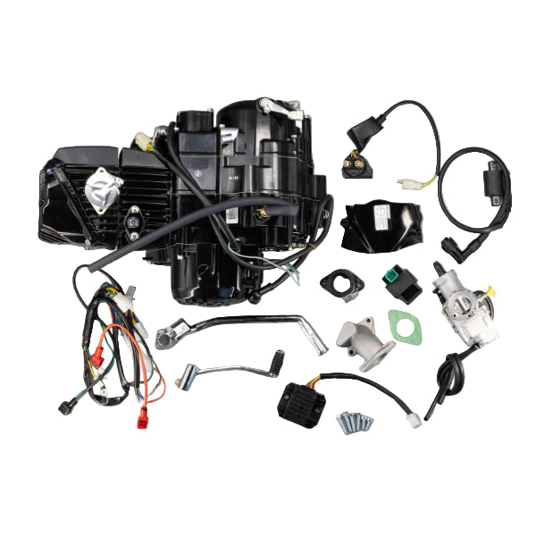 BS1560 - Zongshen 190cc 2 Valve Electric Start Engine 5 Speed Gear Box In Black