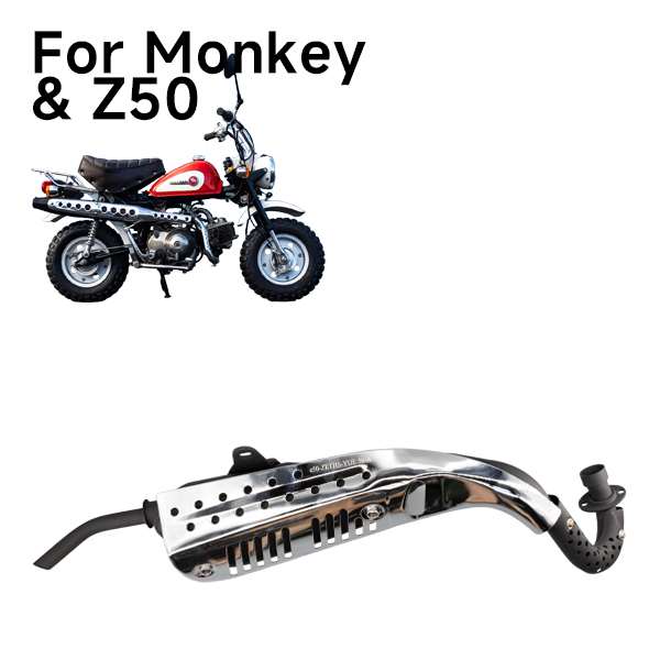 BS1716 - 50cc Monkey Standard Black Exhaust