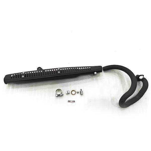 BS2143 - Dx in Black Upswept S/Steel with under Pipe Looped