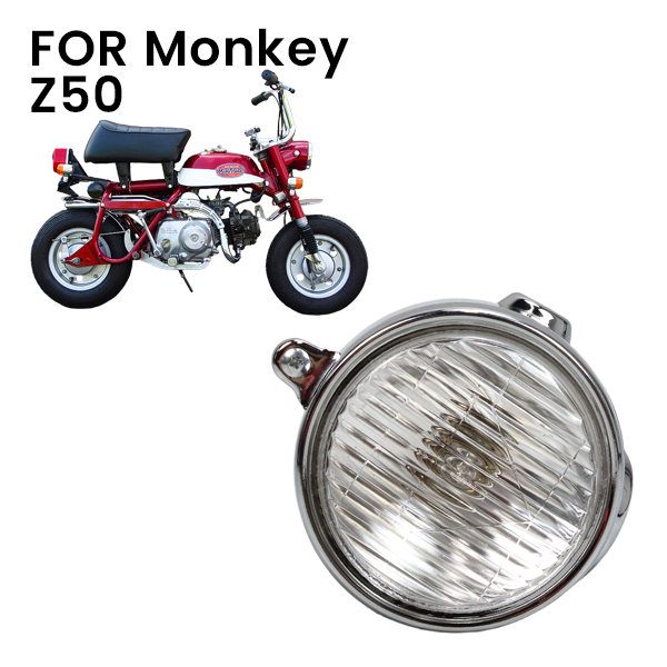 BS2172 - Z50A Small Headlight With Speedo In Chrome