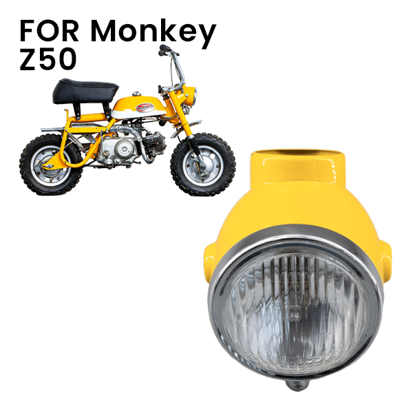 BS2173 - Z50A Small Headlight With Speedo Hole In Yellow