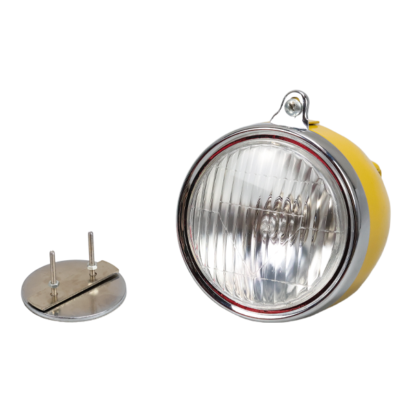 BS2178 - Small Z50a Headlight With Emblem In Yellow
