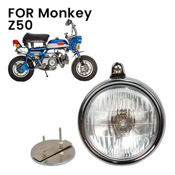 BS2179 - Small Z50a Headlight With Emblem In Blue