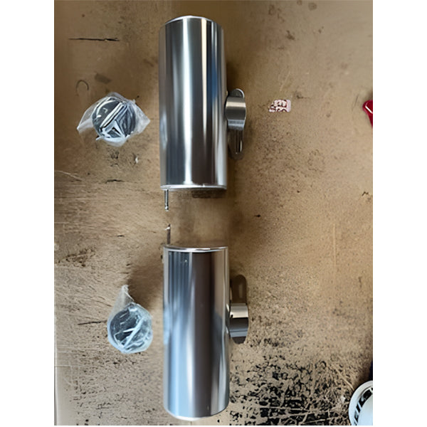 BS2244 - Pair of Alloy Polished Side Tanks