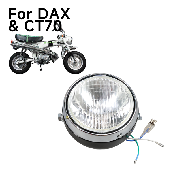 BS2290 - CT70 Front Headlamp with Lens in Black