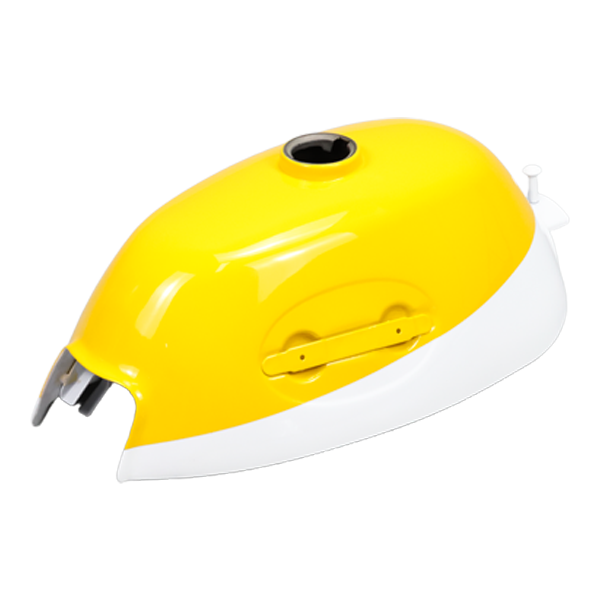 BS2320 - Z50a Oval Badge Tank in Yellow and White