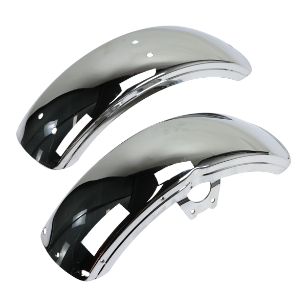 BS2370 - DX High Quality Chrome Front & Rear Fenders