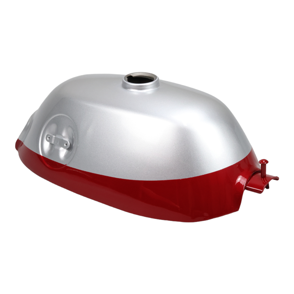 BS2470 - Silver And Red Z50 Tank Round Badge Model