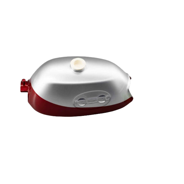 BS2473 - Z50A OVAL BADGE TANK IN SILVER AND RED