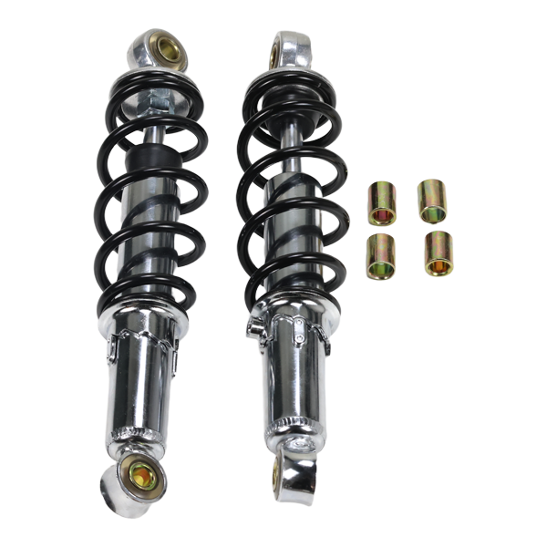 BS2508 - REAR BLACK AND CHROME REAR SHOCKS 280MM
