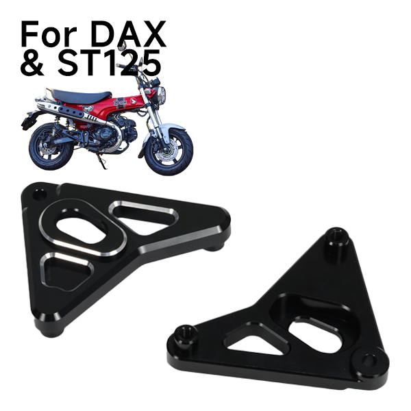 BS2512-aluminum light holder For dax st125 BLACK