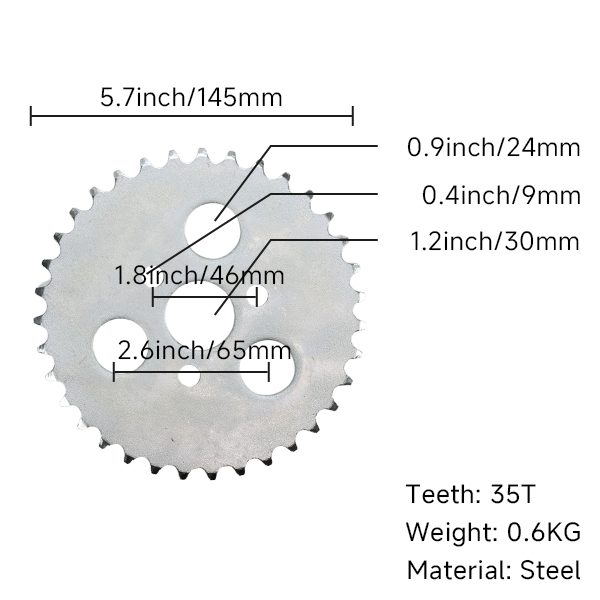 BS3023 - 35TH Sprocket 3 Holes