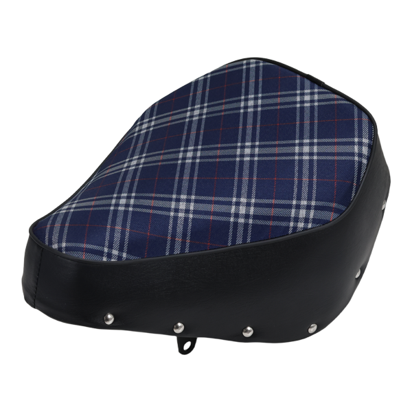 BS3035 - MUNK PEAR SHAPE SEAT IN BLUE CHECK