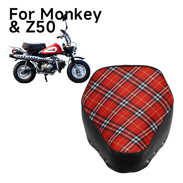 BS3036 - Munk Pear Shape Seat in Red Check