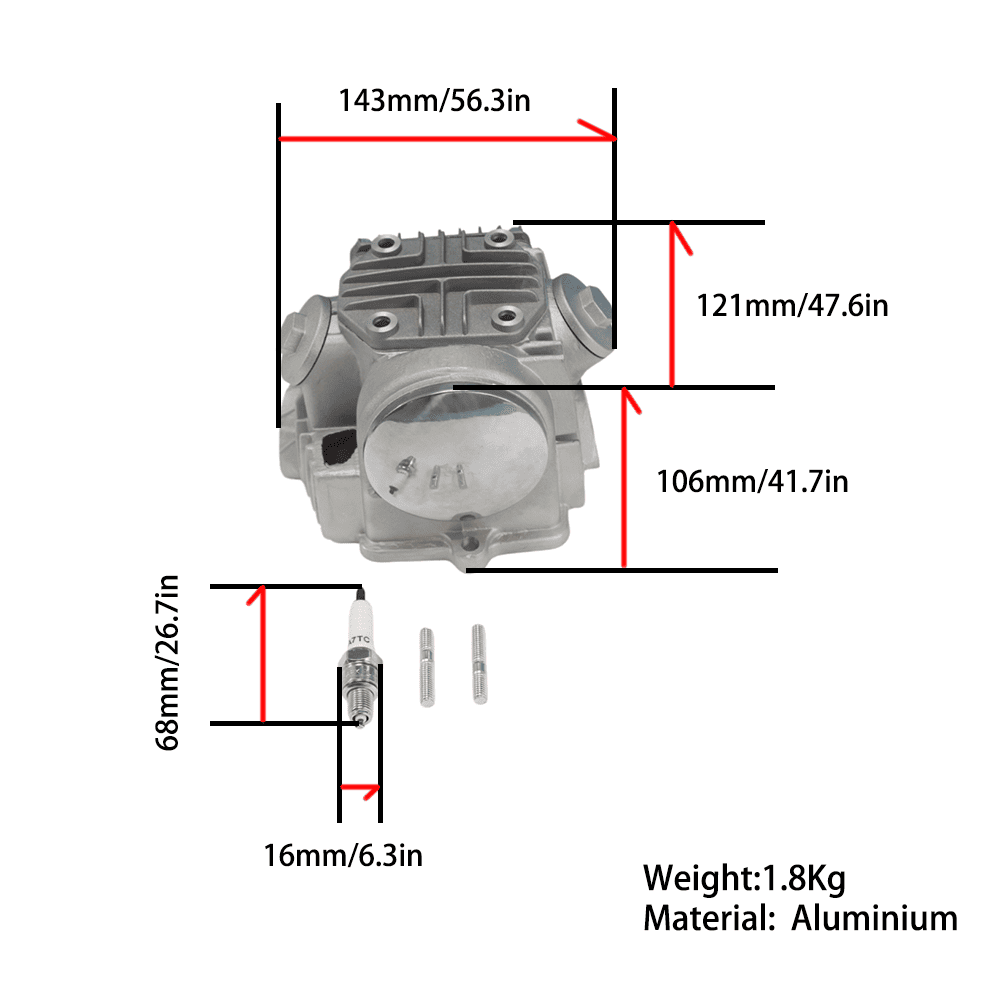 BS3178 - Lifan 70CC Complete Head