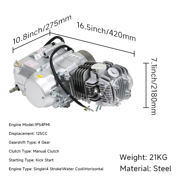 BS3332 - 125cc Engine Kick Start