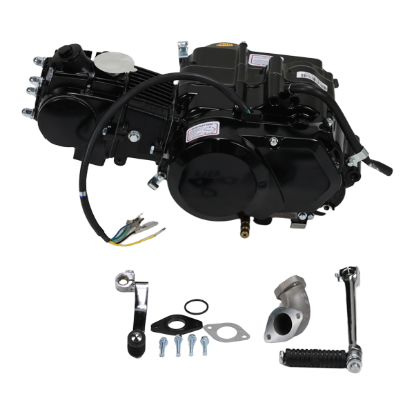 BS3351 - 50CC BLACK SEMI AUTO KICK START ENGINE