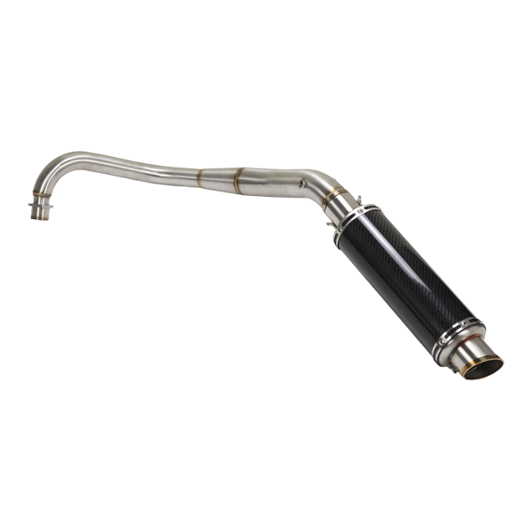 BS3454 - Stainless Steel pipe carbon styje muffer down swept Exhaust Dax Monkey Skyteam Zhenhua Euro 4